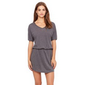 Bella + Canvas  Ladies' Flowy V-Neck Dress